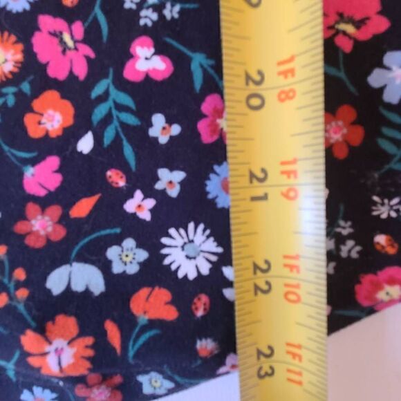 Kate Spade New York Black Mixed Floral Print Pajama Set Medium - Picture 8 of 14